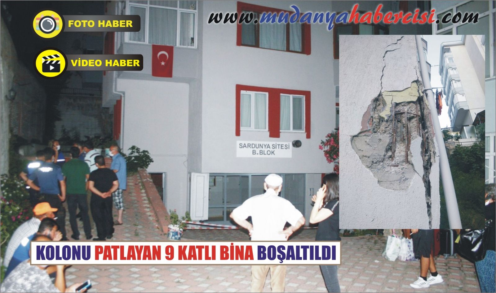 KOLONU PATLAYAN 9 KATLI BNA BOALTILDI